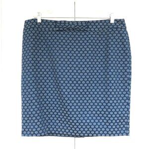 Ann Taylor LOFT 16 Dotted Pencil Skirt